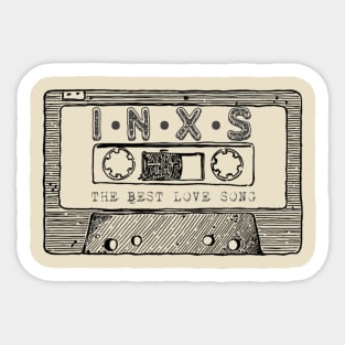 Inxs Sticker